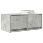 vidaXL Meuble TV gris béton 60x31x25 5 cm bois d'ingénierie