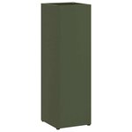 vidaXL Porte-parapluie Olive 15 5 x 15 5 x 49 cm Métal