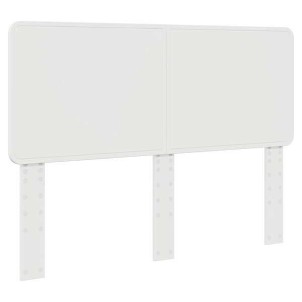 vidaXL Tête de lit Blanc Brillant 140 cm Bois d'ingénierie