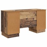vidaXL Bureau Bois ancien 142 5 x 50 x 75 cm Bois d'ingénierie