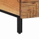 vidaXL Table basse Marron 80 x 54 x 40 cm Bois d'acacia massif