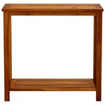 vidaXL Table console de jardin 80x35x75 cm Bois d'acacia solide