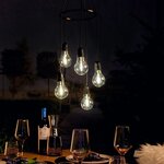 Luxform Lampe suspendue à LED à piles avec 5 ampoules Hubble