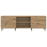 vidaXL Meuble TV chêne artisanal 150 x 30 x 50 cm Bois d'ingénierie