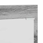 vidaXL Porte-manteau mural avec étagère Gris Sonoma 70 x 10 x 90 cm