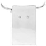 vidaXL Serre-livres 2 Pièces Argenté 17 x 15 x 27 cm Aluminium