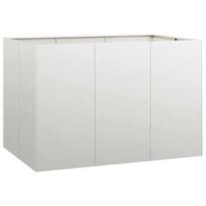 vidaXL Jardinière 120x80x80 cm acier inoxydable