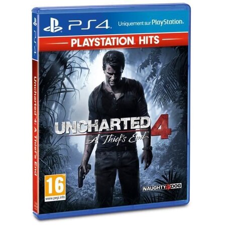 Uncharted 4 A Thief's End PlayStation Hits Jeu PS4