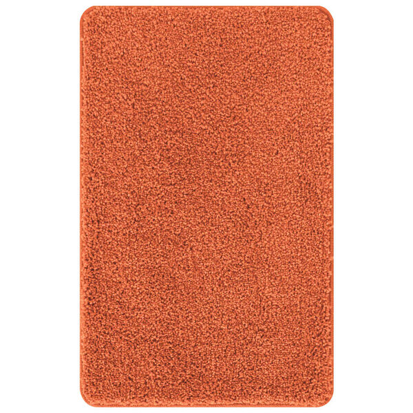vidaXL Tapis de bain antidérapant Orange 50 x 80 cm PP
