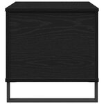 vidaXL Table basse Chêne noir 60 x 44 5 x 45 cm