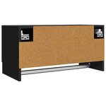 vidaXL Garde-robe noir 70x32 5x35 cm bois d'ingénierie
