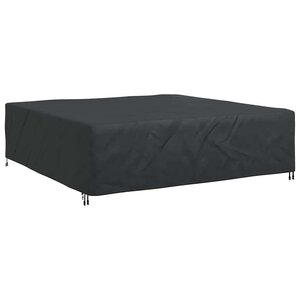 vidaXL Housse pour mobilier d'extérieur Noir 275 x 275 x 70 cm 210D