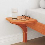 vidaXL Cadre de lit avec tables de chevet Marron 100 x 200 cm