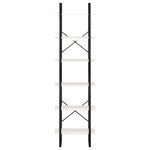vidaXL Étagère de rangement Blanc 60x30x210 cm Bois de pin massif