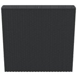 vidaXL Jardinière et intérieur amovible anthracite 12 /44 L rotin PP
