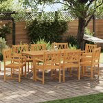 vidaXL Chaises de jardin 8 Pièces Naturel Bois d'Acacia Massif
