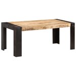 vidaXL Table de salle à manger 180x90x76 cm Bois de manguier massif