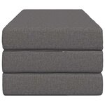 vidaXL Canapé-lit pliable 160 x 67 x 45 cm Gris clair