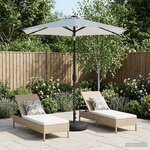 vidaXL Parasol de jardin avec lampes LED 230 x 230 cm Polyester