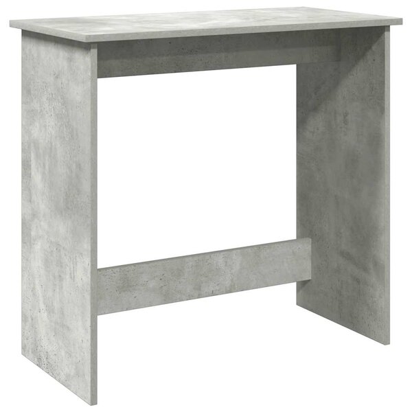 vidaXL Bureau Gris béton 80x40x75 cm Aggloméré