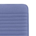 vidaXL Chaises à manger lot de 2 bleu jean tissu