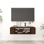 vidaXL Armoire TV suspendue Chêne marron 100x30x26 5cm Bois Ingénierie