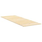 vidaXL Lattes de lit 70x200 cm bois de pin massif