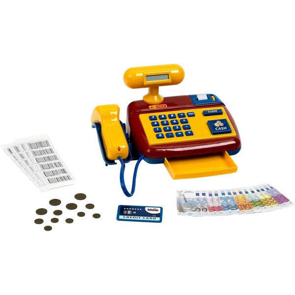 Theo Klein 9330 - Caisse enregistreuse électronique avec fonction scanner