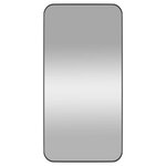 vidaXL Miroir mural Noir 40x80 cm Rectangulaire