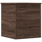vidaXL Boîte de rangement chêne marron 40x42x46 cm bois d'ingénierie