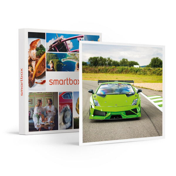 1 tour en passager de la lamborghini super troféo à château gaillard près de lyon - smartbox - coffret cadeau sport & aventure