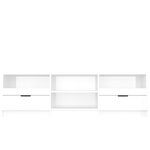 vidaXL Meuble TV Blanc brillant 150x33 5x45 cm Bois d'ingénierie