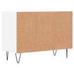 vidaXL Meuble TV blanc 69 5 x 30 x 50 cm bois d'ingénierie