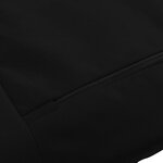 vidaXL Chaise longue pliable Tissu Oxford Noir