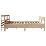 vidaXL Cadre de lit sans matelas 180x200 cm bois massif de pin