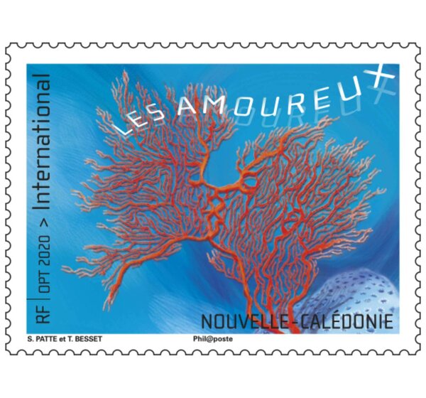 Timbre Nouvelle Calédonie - Les Amoureux