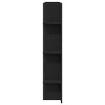 Meuble TV mural vidaXL Chêne noir 152x22x113 cm