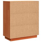 vidaXL Buffet Brun cire 70 x 34 x 80 cm Pin massif