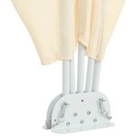 vidaXL Auvent latéral pliable de terrasse Crème 300 x 150 cm
