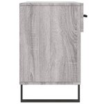 vidaXL Banc à chaussures sonoma gris 102x35x55 cm bois d'ingénierie