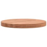 vidaXL Dessus de table Ø30x2 5 cm rond bois massif de hêtre