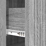vidaXL Armoire à tiroirs Sonoma gris 66 x 34 5 x 90 cm
