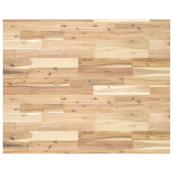 vidaXL Dessus de bureau non traité 100x80x4 cm bois d'acacia massif