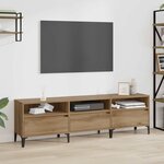 vidaXL Meuble TV avec tiroir Chêne artisanal 150 x 30 x 45 cm