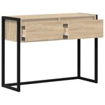vidaXL Table d'appoint Sonoma 100 x 36 x 75 cm Bois d'ingénierie