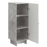 vidaXL Buffet Gris béton 33 x 34 5 x 90 cm Bois d'ingénierie
