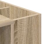 vidaXL Bureau Chêne Sonoma 109 x 50 x 78 cm Bois d'ingénierie