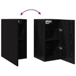 vidaXL Set de Meubles TV 4 Pièces Chêne noir 30.5 x 30 x 60 cm