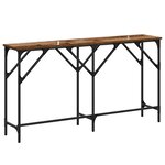 vidaXL Table console Bois Ancien 140 x 29 x 75 cm Bois d'ingénierie