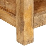 vidaXL Table basse 80x55x30 cm bois de manguier massif